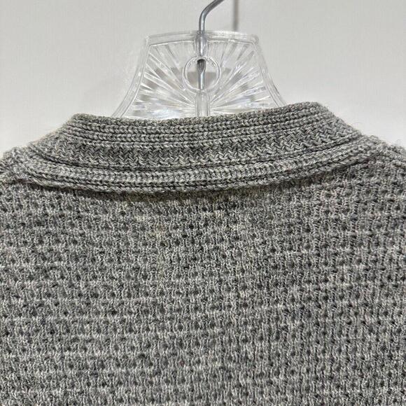 Vintage 50s Cardigan Kodel Polyester Quality Line By Arena Kurt Cobain Grey - Picture 6 of 15